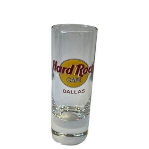 Shot Glass Hard Rock Cafe‎ Dallas Tall Glass